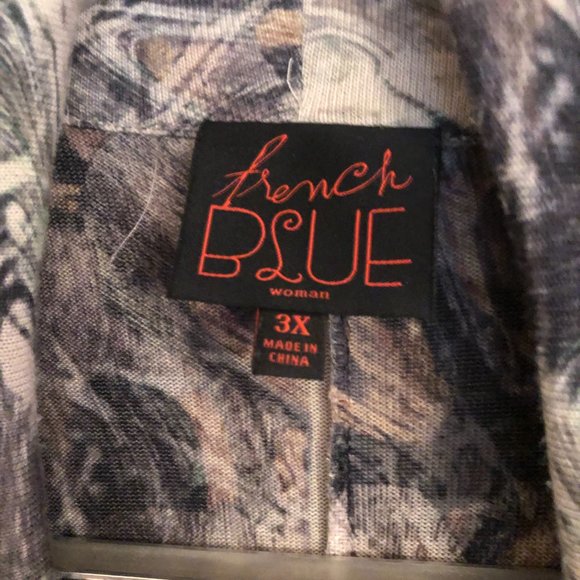 Open Cardigan Duster 3x Sublimation Jungle Print - Picture 4 of 4